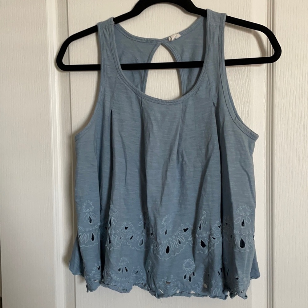Blue tank top